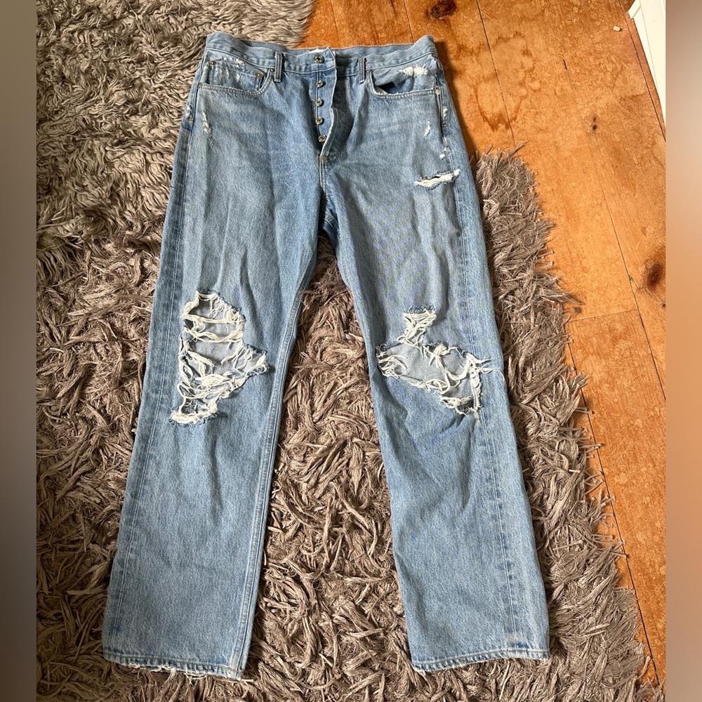Agolde ripped jeans